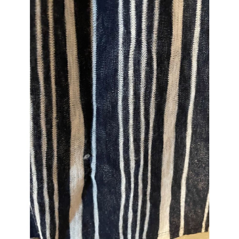 Anthropologie off shoulder striped top navy white NWOT small - Picture 9 of 9